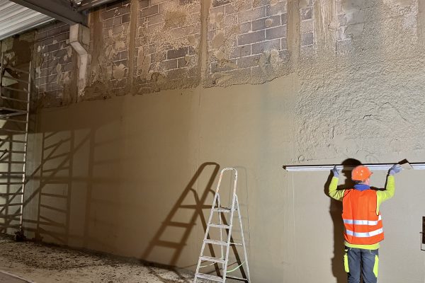 Veiksmīgi realizēts apmetuma projekts tirdzniecības centrā “SOLO” Cēsīs